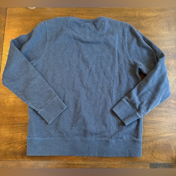 Maison Labiche Charonne The Dude LS Crew Sweatshirt Men’s Medium Navy Blue - Picture 5 of 12